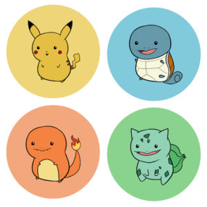 Poke Gen1 Button Pack