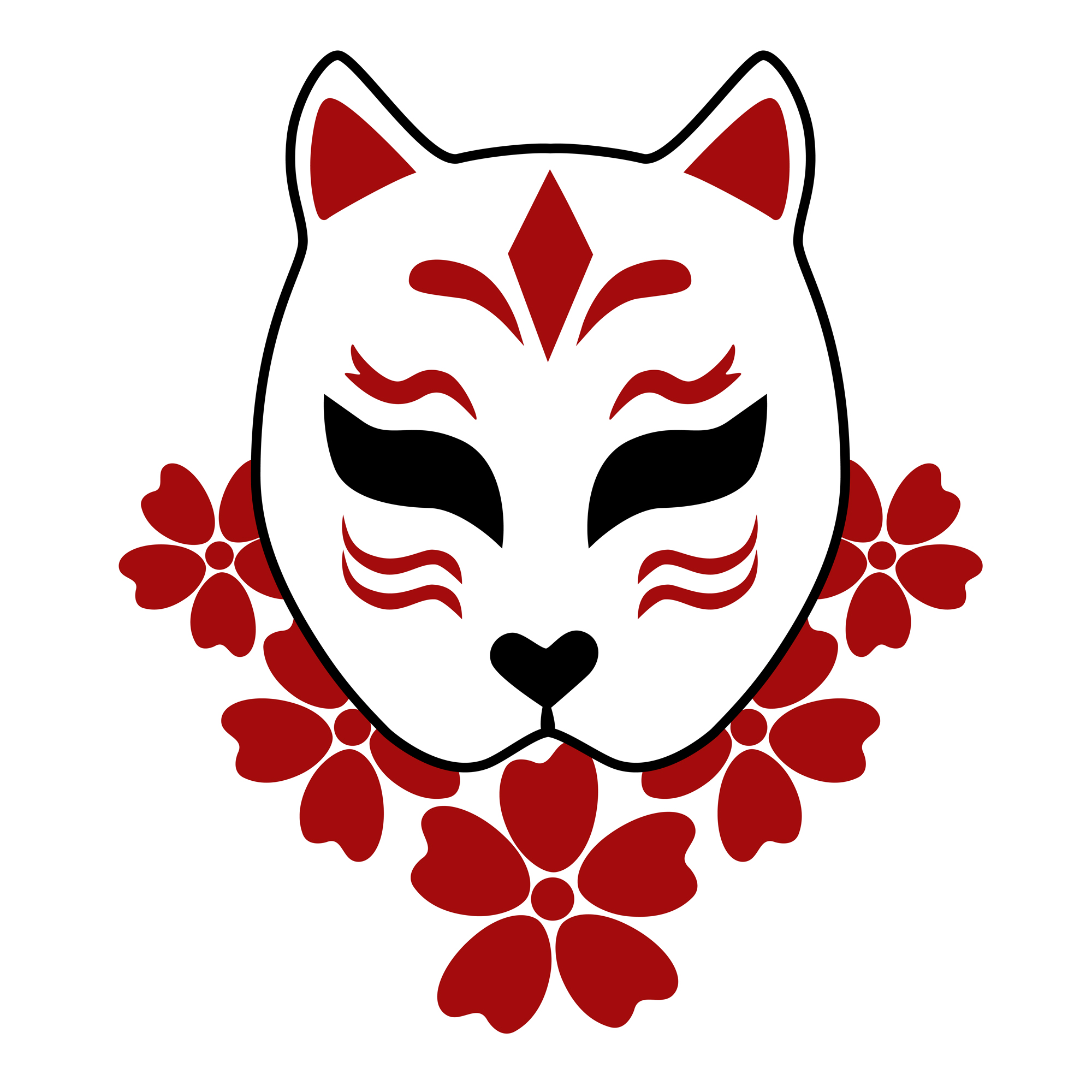 Kitsune Mask T-Shirt – FoxTaleTees